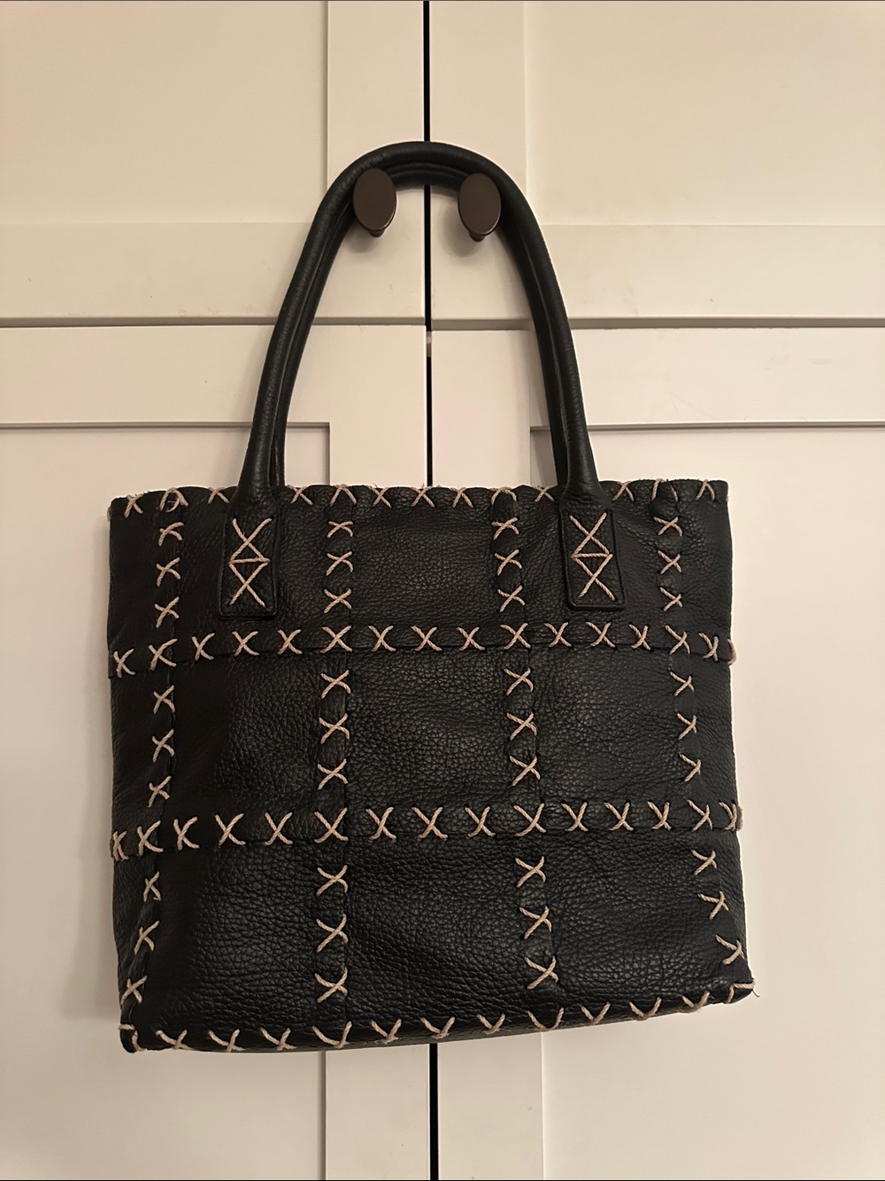 BERGE ITALIAN LEATHER SHOULDER BAG